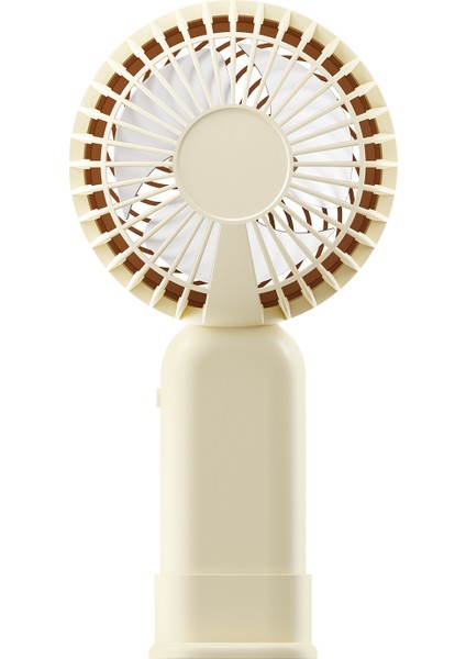 AFN20 Krem 250MAH Dahili Pil Elde Taşınabilir Masaüstü USB Fan Şarjlı Type-C Şarj indirimleri