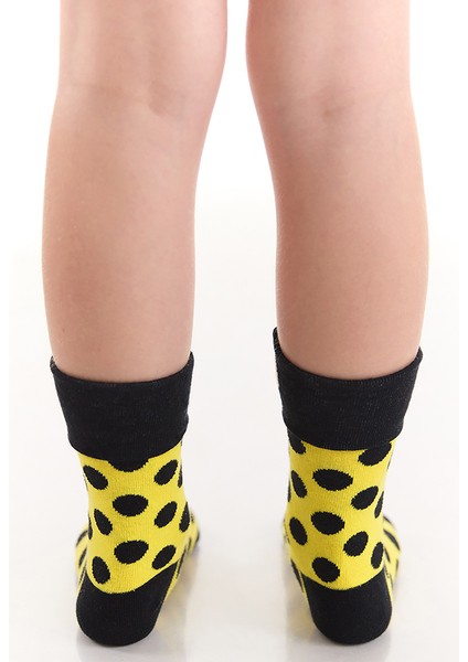 Arı Kız Çocuk Sarı Siyah Soket Çorap 2'li Takım indirimleri