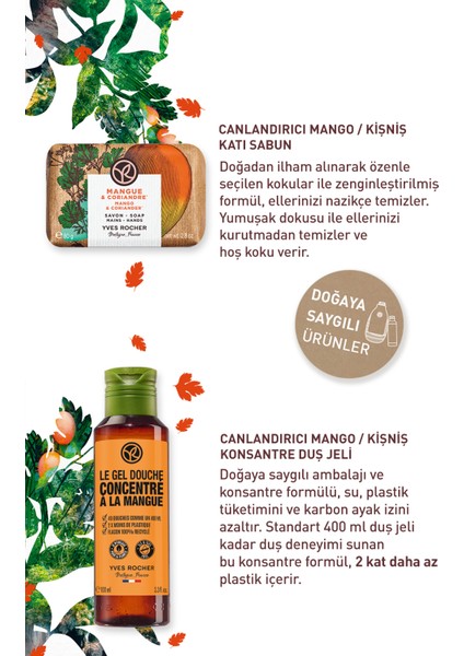 Canlandırıcı Mango- Kişniş Duş ve Bakım SETI-9916872 modelleri