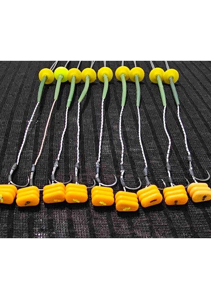 15 Takım(Üçlü Mısır Truncu) Renkler Sazan Yemleme (Tekne ve Botu)(Rig ve Boli) Yüzen Model 15 Adet fiyatları