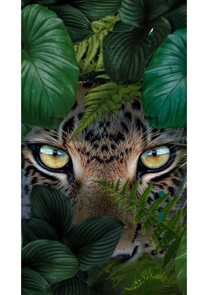 Yeşillik Arasında Gezen Kaplan Kanvas Tablo Ev Duvar Salon Ofis Dükkan Hediyelik Dekarasyon Süsü fiyatları