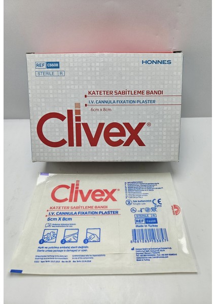 Katater Sabitleme Bandı 6X8CM Non-Woven 50 Adet