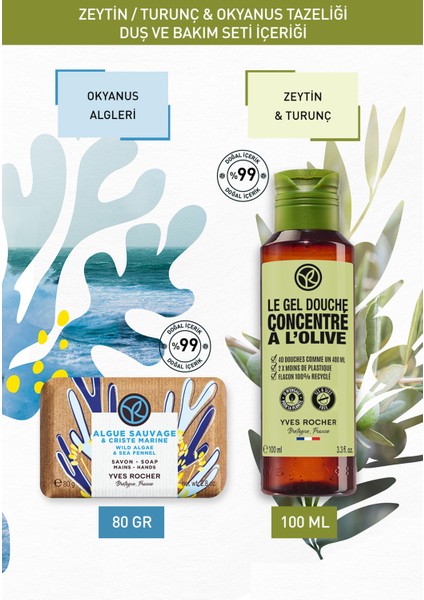 Zeytin-Turunç ve Okyanus Tazeliği Duş ve Bakım SETI-9916873 fiyatları