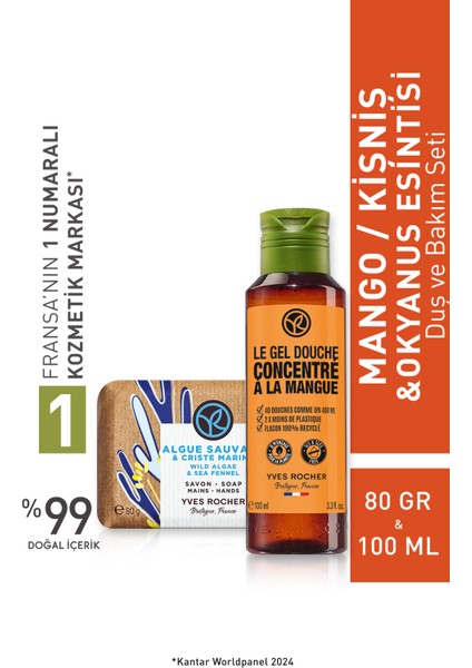 Canlandırıcı Mango- Kişniş ve Serinletici Okyanus Duş ve Bakım SETI-9916875