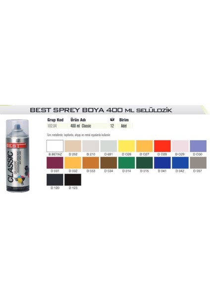 Gri Boya Sprey 400ML Bstıcon fiyatları