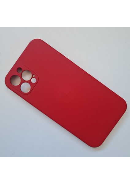 İphone 12 Pro İle Uyumlu Kamera Korumalı Lansman İçi Kadife Esnek Silikon Lansman Kılıf