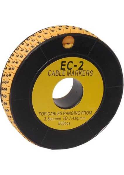 Ec-2 "0" Numara Kablo Numaratörü - 500 Adet