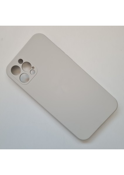İphone 12 Pro İle Uyumlu Kamera Korumalı Lansman İçi Kadife Esnek Silikon Lansman Kılıf
