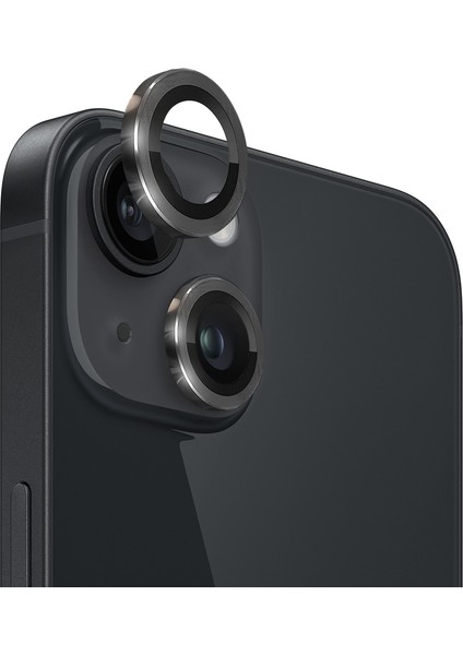 iPhone 13 Kamera Lens Koruyucu (Siyah)