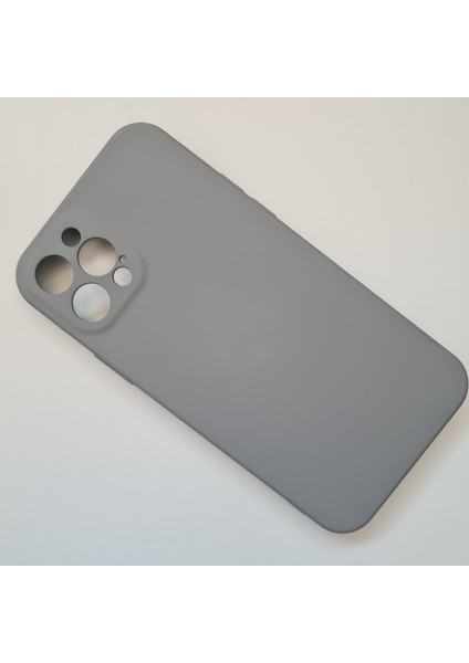 İphone 12 Pro İle Uyumlu Kamera Korumalı Lansman İçi Kadife Esnek Silikon Lansman Kılıf