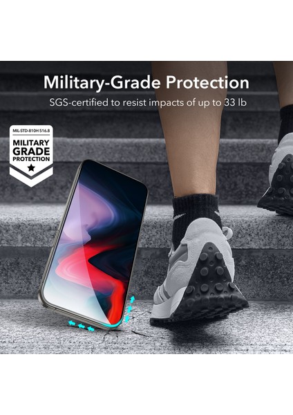 Iphone 15 Pro Anti-Static Temperli Full Cam Ekran Koruyucu 2 Adet