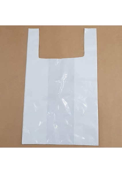 Ta- Fu Global 25X45 (F2) - Küçük Boy Beyaz Atlet Poşet