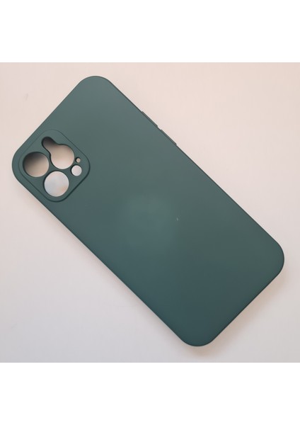 İphone 12 Pro İle Uyumlu Kamera Korumalı Lansman İçi Kadife Esnek Silikon Lansman Kılıf