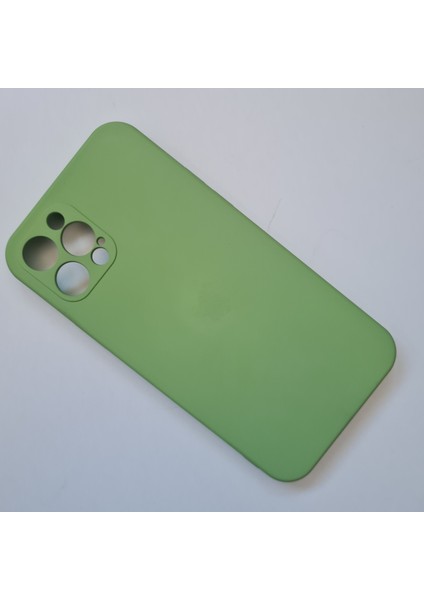 İphone 12 Pro İle Uyumlu Kamera Korumalı Lansman İçi Kadife Esnek Silikon Lansman Kılıf