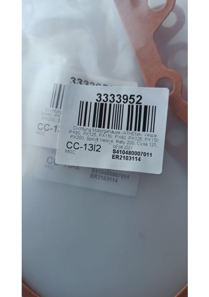 3333952 Vespa Karter Contası -Athena- PX80, PX125, PX150, PX80, PX125, PX150, PX200, Sprint Veloce, Rally 200, Cosa 125, Cosa 150, COSA200 fırsatları