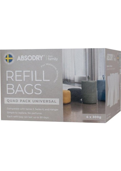 Absodry Duo Seri 3 ve Seri 6 Yeniden Dolum - 4'lü Paket fiyatları