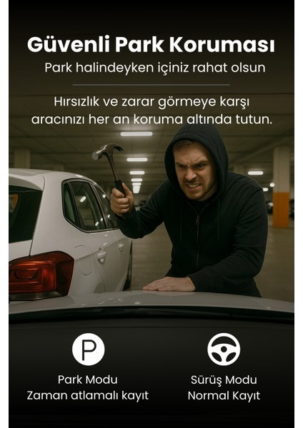 A7 ve A11 Uyumlu Park Modu Akü Bağlantı Kablosu / Hardware Kit (Type-C) modelleri