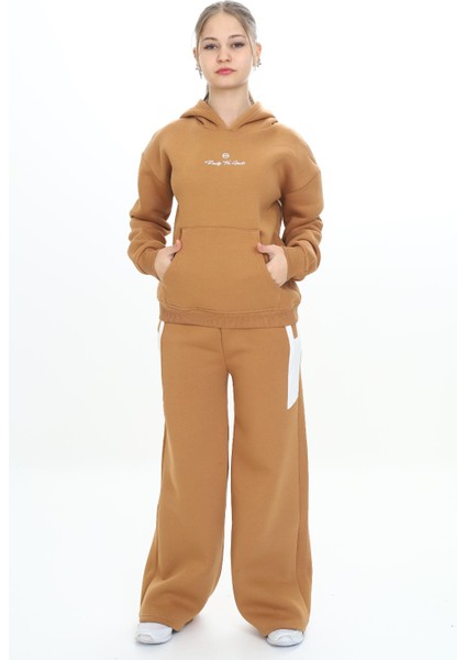 Kız Çocuk Kapüşonlu Eşofman Takım