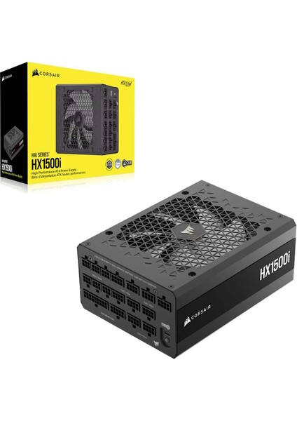 Corsaır Hxi Serisi (2025) HX1500I 1500 Watt 80+ Platinum Tam Modüler Güç Kaynağı (CP-9020309-EU)