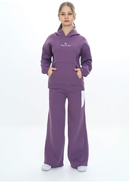 Kız Çocuk Kapüşonlu Eşofman Takım