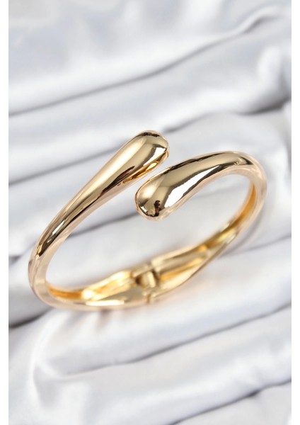 Pirinç Sarmal Model Gold Renk Kadın Kelepçe - TJ-BB7567