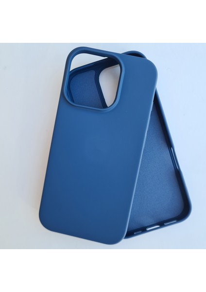 İphone 16 Pro İle Uyumlu İçi Kadife Esnek Silikon Lansman Kılıf