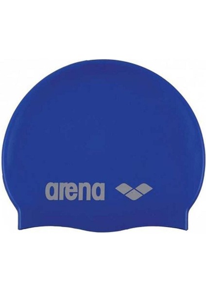 Classic Silicone Unisex Mavi Yüzme Bonesi.77