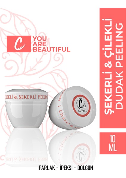 Çilekli & Şekerli Dudak Peeling