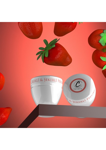 Çilekli & Şekerli Dudak Peeling modelleri