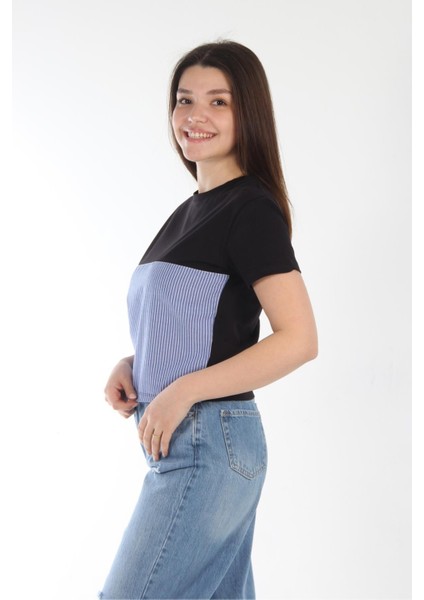6129 Dokuma Kombinli Bluz modelleri
