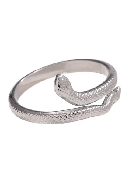 Niş Kişilik Yılan Şeklinde Titanyum Çelik Halka Işık Lüks Soğuk Yüksek Kaliteli Altın Kaplama Açık Paslanmaz Çelik Halka (Yurt Dışından)