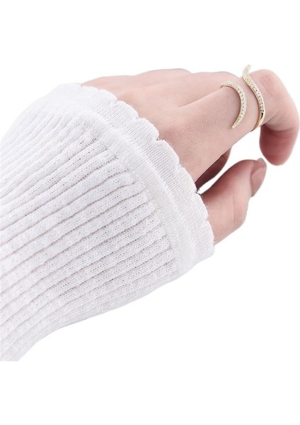 Çok Yönlü ve Şık Yeni Stil Mikro Kakmalı Zirkonyum Ayarlanabilir Açık Yüzük Kişiselleştirilmiş Moda Bayan Yüzüğü (Yurt Dışından) fiyatları