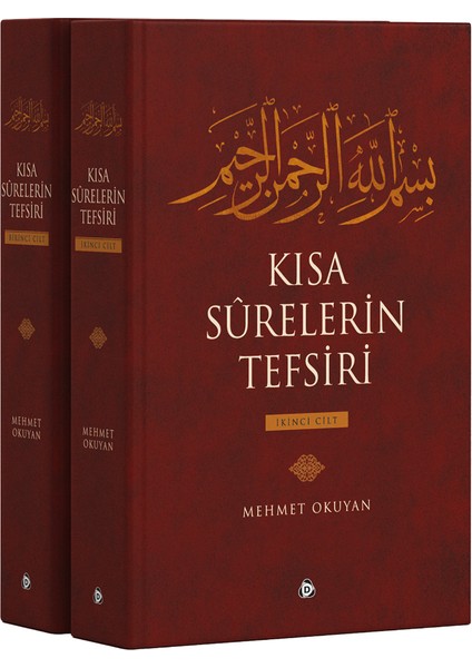 Mehmet Okuyan Kısa Surelerin Tefsiri Büyük Boy 2 Cilt Takım fiyatları