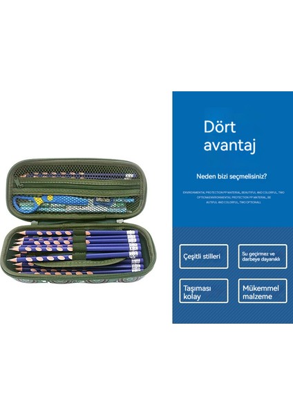 2025 Yaratıcı Kişiselleştirilmiş Kırtasiye Çantası, Büyük Kapasiteli Kırtasiye Çantası (Yurt Dışından) modelleri