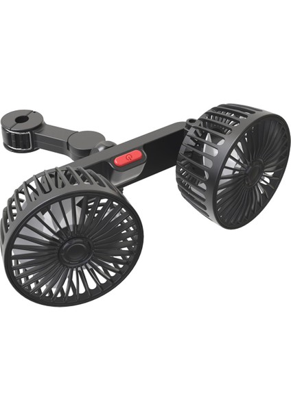 USB Ev Araba Çift Kullanımlı Yaz Araba Çift Kafa Katlanır Fan (Yurt Dışından)