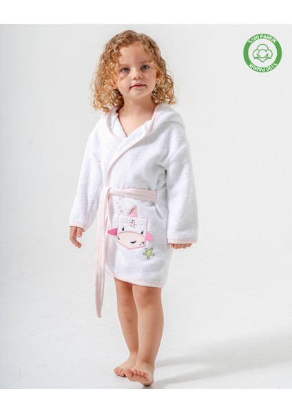 Balinalı Bornoz Beyaz-Pembe modelleri