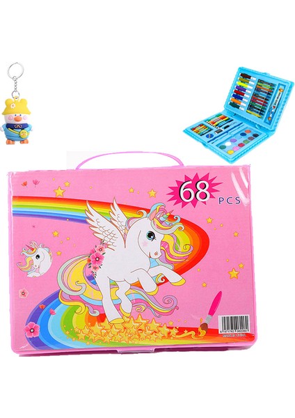 68 Adet Çocuk Boya Fırça Seti Suluboya Kalem Boya Kalem Boya Kalem Resim Kırtasiye (Yurt Dışından)
