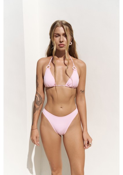Samudra Düz Kesim Pembe Bikini Altı
