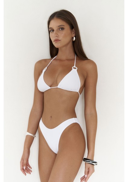 Samudra Düz Kesim Beyaz Bikini Altı modelleri
