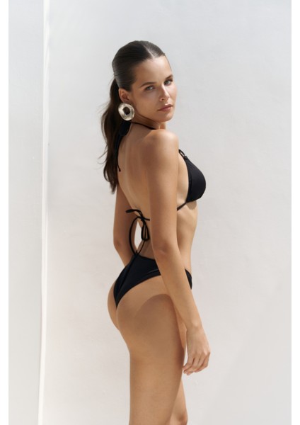 Samudra Düz Kesim Siyah Bikini Altı