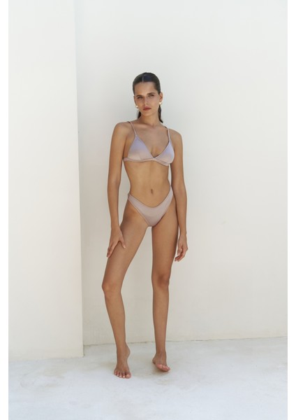 Bintang Düz Kesim Lila Bikini Altı