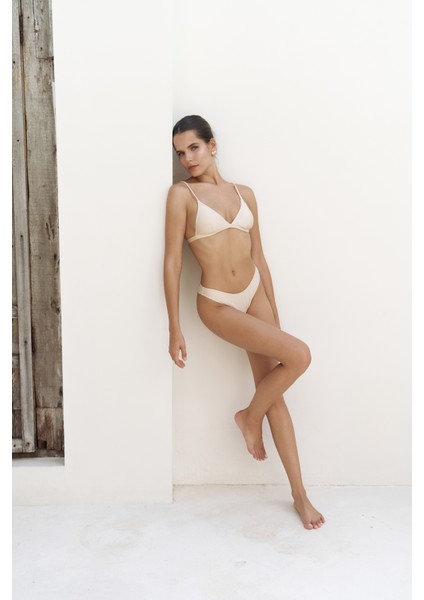 Bintang Ayarlanabilir Üçgen Bej Bikini Üstü fiyatları