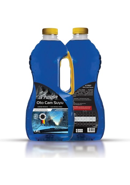 Oto Cam Suyu -20 Derece Antifriz İçerikli 1.8 Lt modelleri