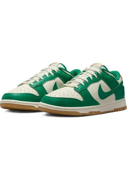 Dunk Low(Malachite Metallic Gold) Leather Unisex Sneaker Hakiki Deri Unisex Günlük Spor Ayakkabı Beyaz Yeşil modelleri