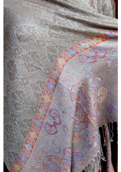 Cashmere Jakarlı Püsküllü Şal – 70X180 cm modelleri