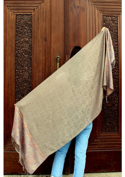 Cashmere Jakarlı Püsküllü Şal – 70X180 cm fırsatları