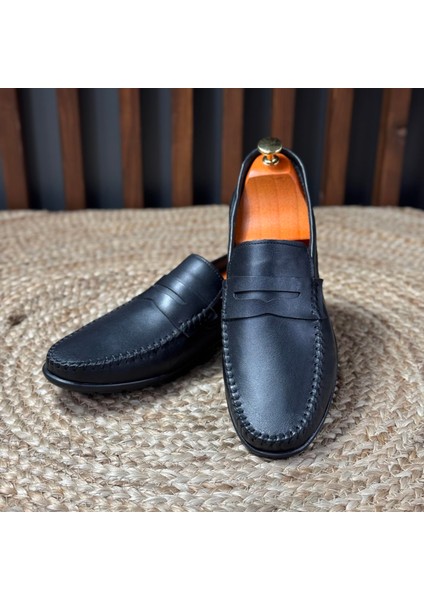 Iç Dış Naturel Deri Loafer Ayakkabı M1254 fiyatları
