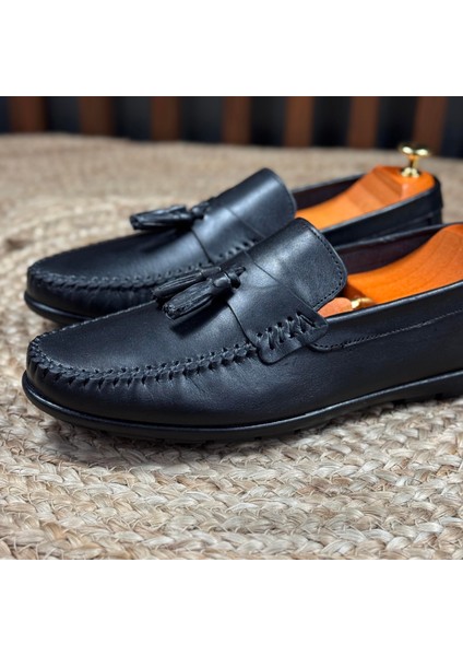 Iç Dış Naturel Deri Tokalı Loafer Ayakkabı M1256 fiyatları