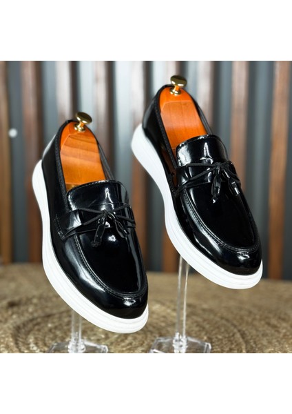 Modern Rugan Klasik Loafer Erkek Ayakkabı M1317 fiyatları