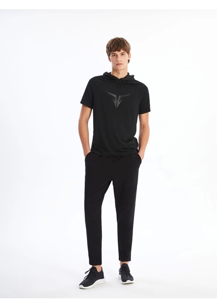 Xsıde Actıve Siyah Standart Kalıp Erkek Eşofman Altı
